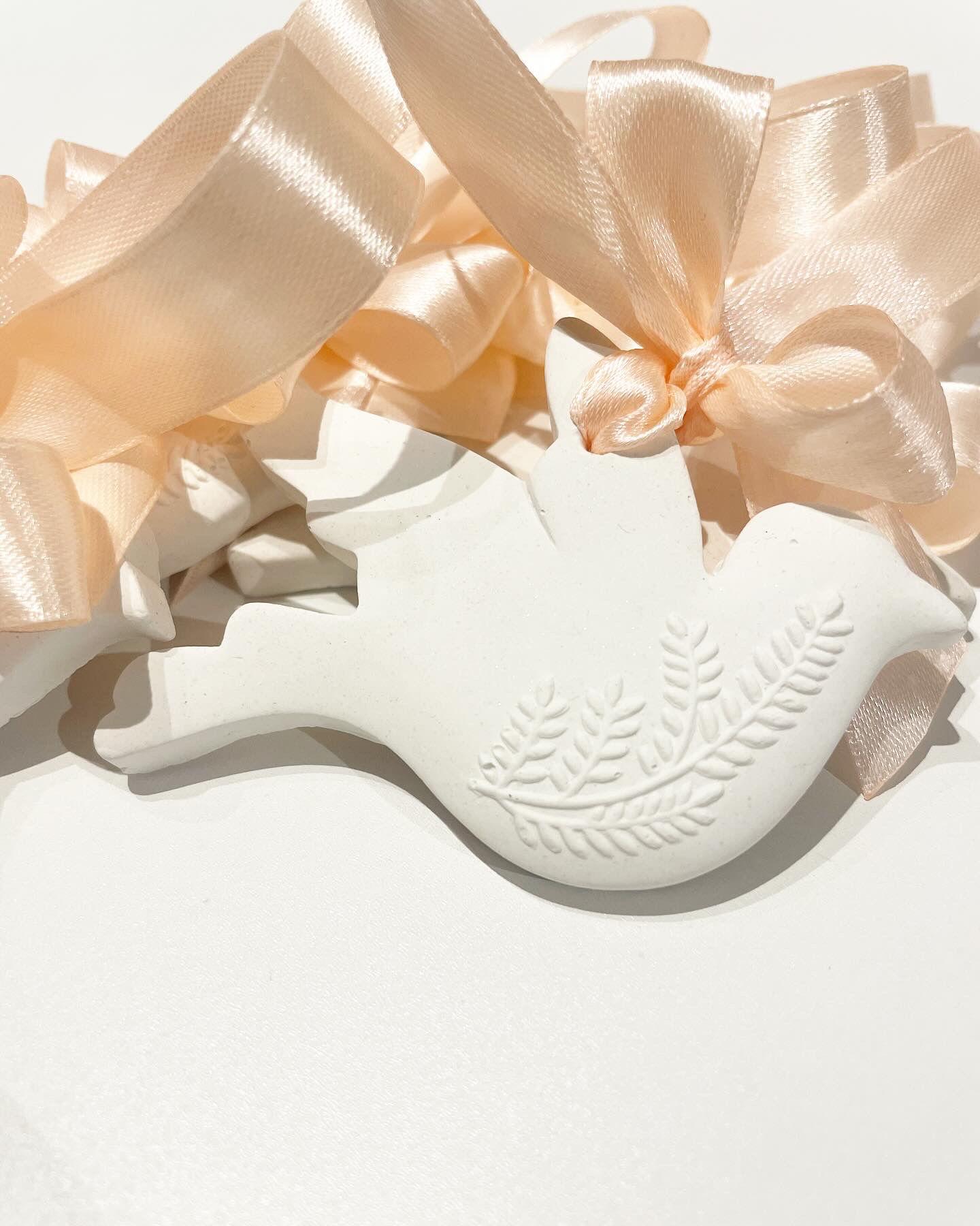 Lembrança de Batizado - Pomba Gesso Perfumado