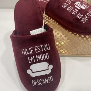 Chinelos de quarto - Conforto